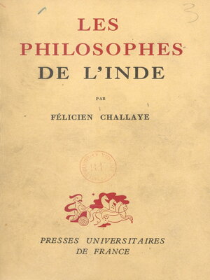 cover image of Les philosophes de l'Inde